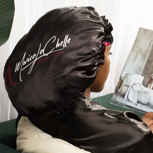 Monica LaChelle Reversible Satin Bonnet