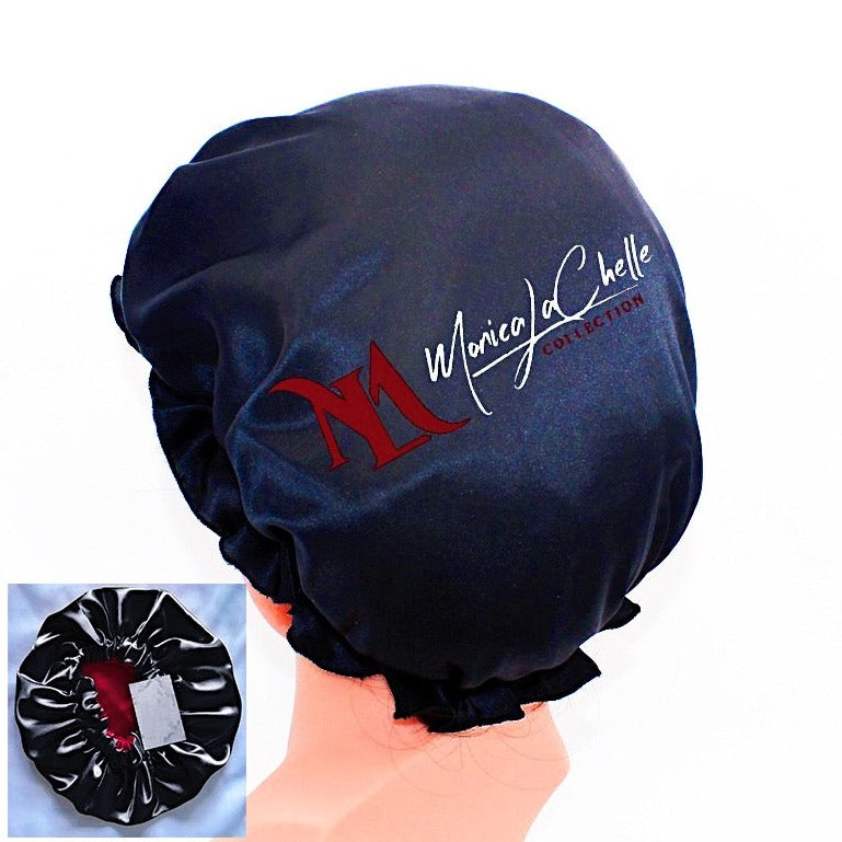 Monica LaChelle Reversible Satin Bonnet