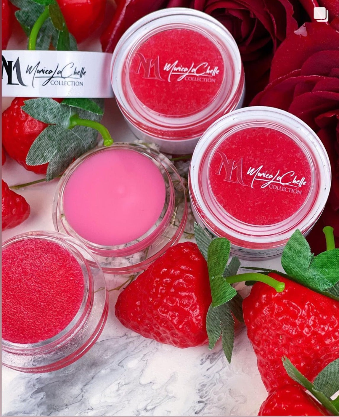 Monica LaChelle Lip Sugar Scrub & Lip Overnight Mask Duo